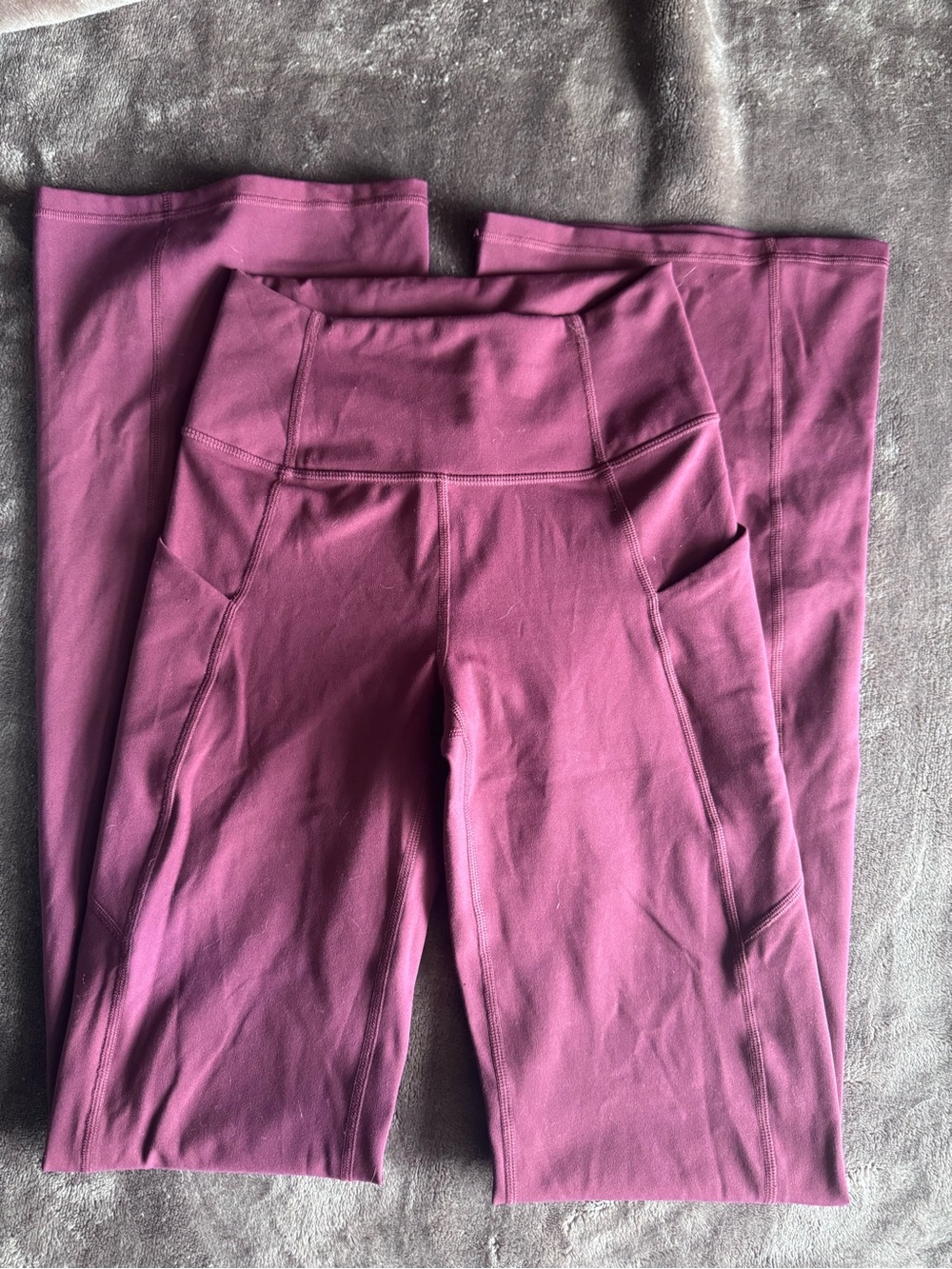 Fabletics Plum High-Waist Pocket Leggings